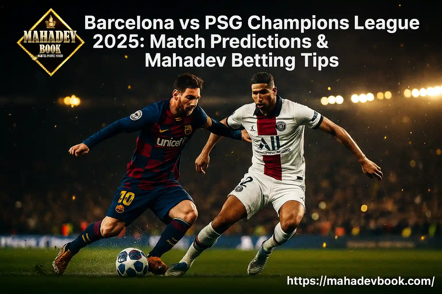 Barcelona vs PSG Champions League 2025 match predictions, key players, and Mahadev Betting tips